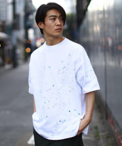 BEAMS / ルーズフィット スプラッシュ ペイント Tシャツ