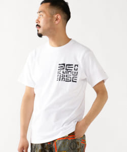 ▲ENGINEERED GARMENTS / PRINTED CROSS CREW NECK T-SHIRT