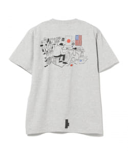 ▲CHARI&CO / YUSUKE HANAI × CHARI&CO MECHANIC SPACE Tシャツ