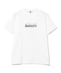 ▲YUSUKE HANAI × CHARI&CO / EMBROIDERY SKYLINE Tシャツ