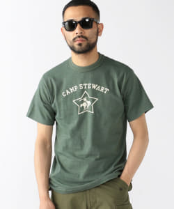 ▲WAREHOUSE × BEAMS PLUS / 別注 Lot 4601 プリント Tシャツ