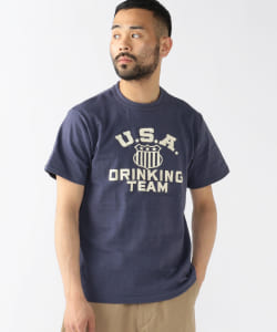 ▲WAREHOUSE × BEAMS PLUS / 別注 Lot 4601 プリント Tシャツ