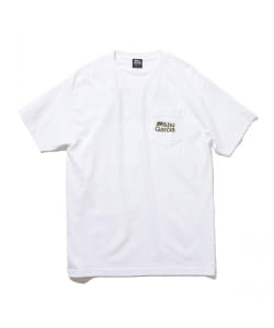 ▲Abu Garcia × BEAMS / 別注 Logo Pocket T-shirt(OLIVE)