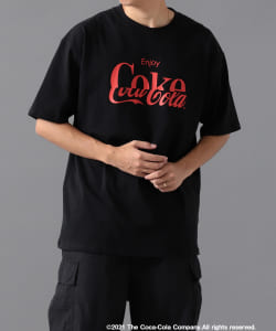 BEAMS / Coca-Cola LOGO Tシャツ