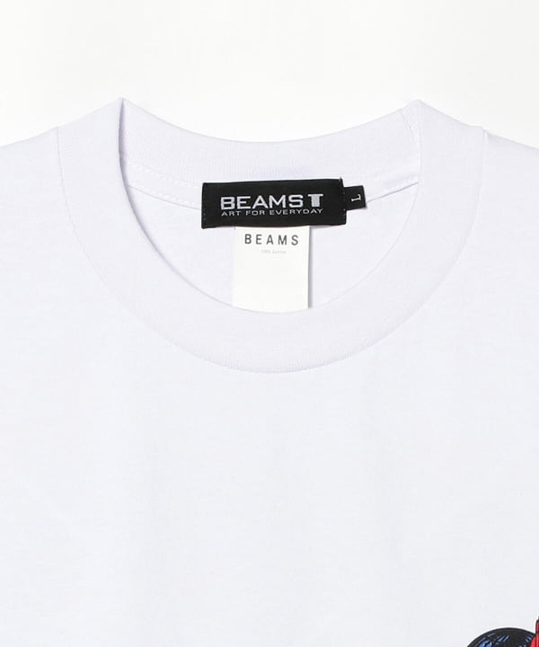 【BLACK】SauRas Being * BEAMS T / 別注 Earth Tシャツ
