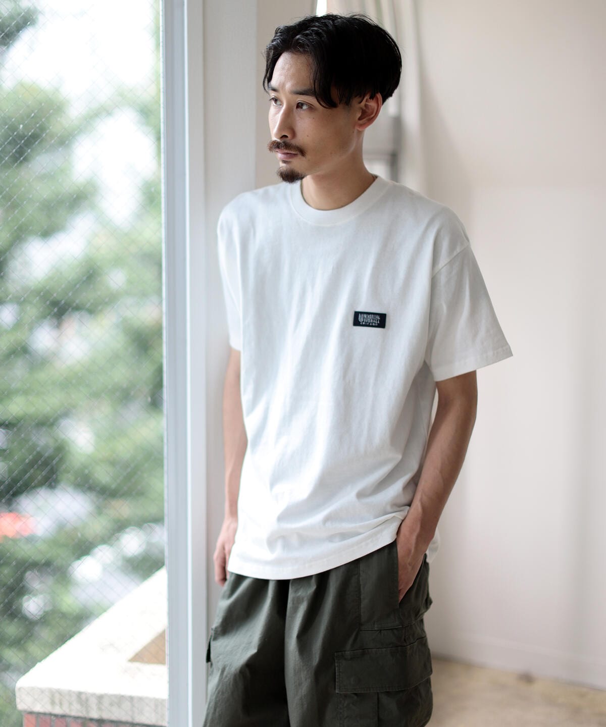 BEAMS（ビームス）【アウトレット】UNIVERSAL OVERALL × BEAMS / 別注 Heavy Weight Crew Neck  Tee（Tシャツ・カットソー Tシャツ）通販｜BEAMS