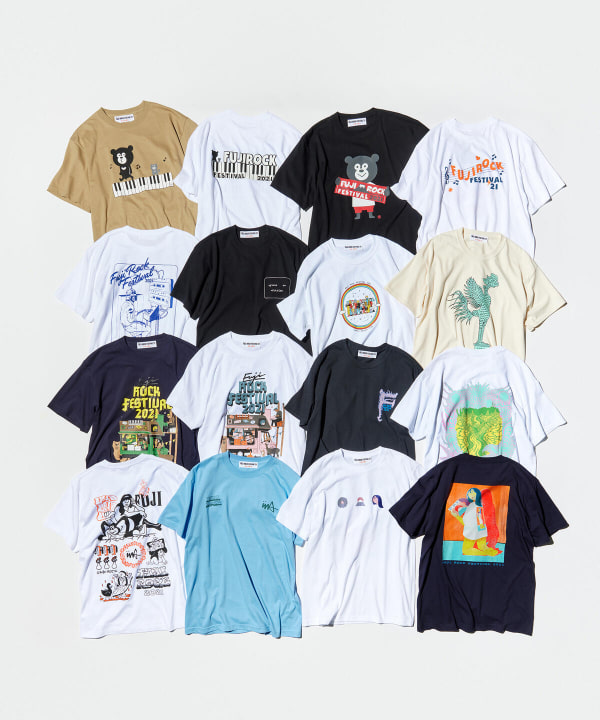 Beams ビームス アウトレット Men Fuji Rock Festival 21 Beams Ichijou Hikaru Find Out Tシャツ Tシャツ カットソー Tシャツ 通販 Beams