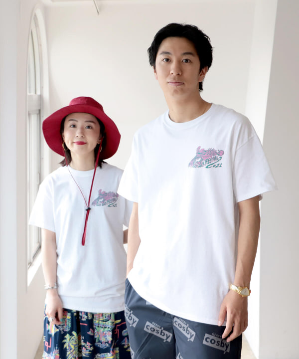 Beams ビームス アウトレット Men Fuji Rock Festival 21 Beams Tetsunori Tawaraya Horizon Tシャツ Tシャツ カットソー Tシャツ 通販 Beams