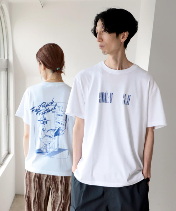 Beams ビームス アウトレット Men Fuji Rock Festival 21 Beams Kosuke Kawamura Machine Works Tシャツ Tシャツ カットソー Tシャツ 通販 Beams