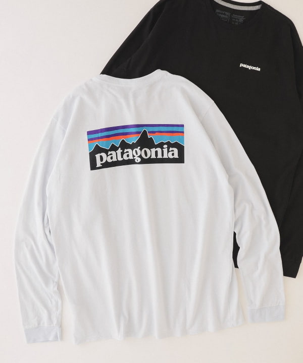 BEAMS（ビームス）Patagonia / P-6 ロゴ ロング Tシャツ（Tシャツ 