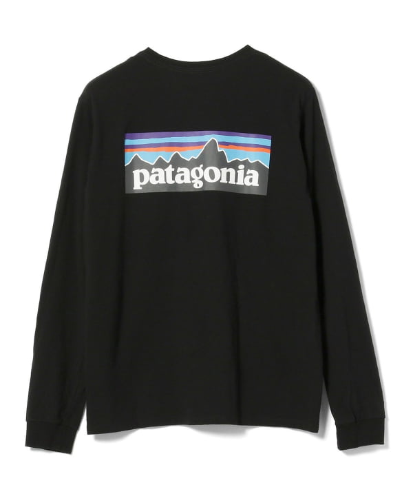 BEAMS（ビームス）Patagonia / P-6 ロゴ ロング Tシャツ（Tシャツ
