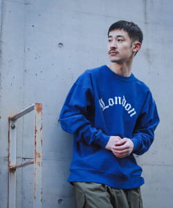 ▲Champion × BEAMS / 別注 シティ ロングスリーブ Tシャツ