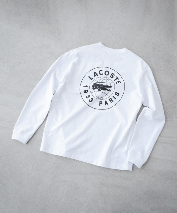 BEAMS（ビームス）LACOSTE for BEAMS / 別注 ロングスリーブ Tシャツ