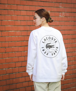 ▲LACOSTE for BEAMS / 別注 ロングスリーブ Tシャツ