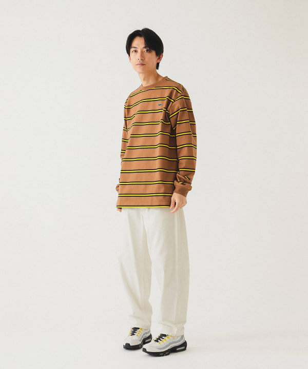 BEAMS（ビームス）LACOSTE for BEAMS / 別注 ボーダー ロングスリーブ