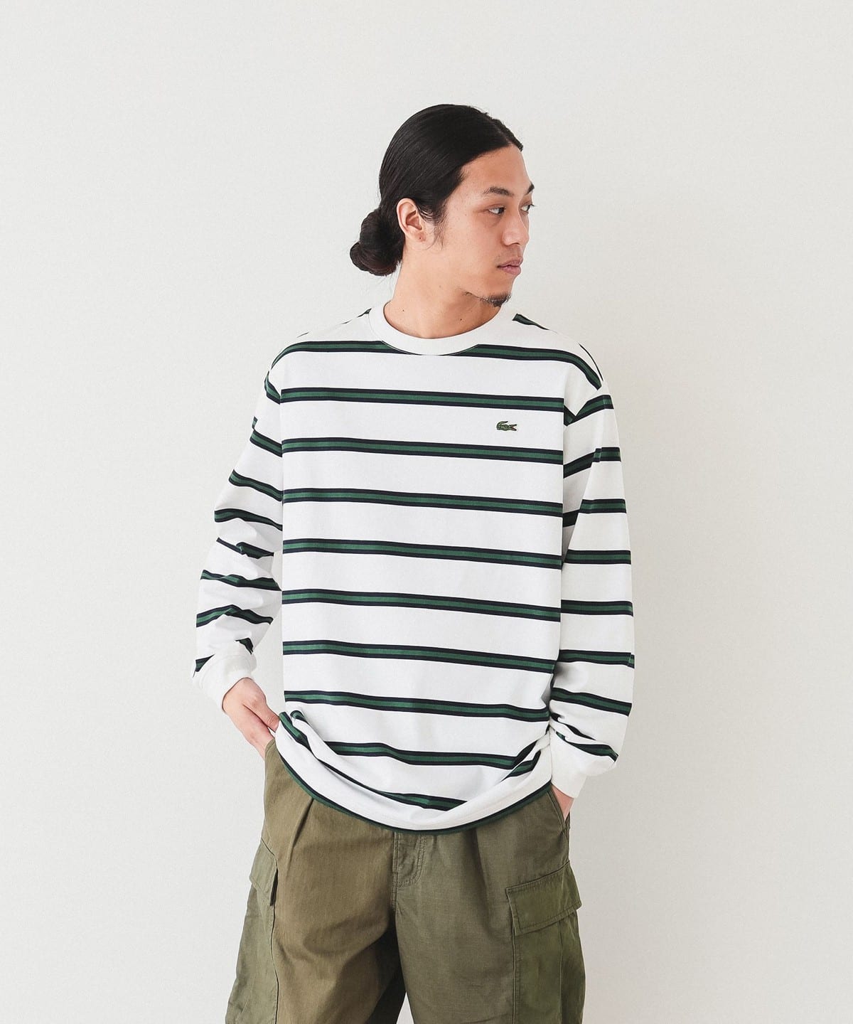 BEAMS（ビームス）【アウトレット】LACOSTE for BEAMS / 別注 ボーダー 