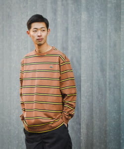 ▲LACOSTE for BEAMS / 別注 ボーダー ロングスリーブ Tシャツ