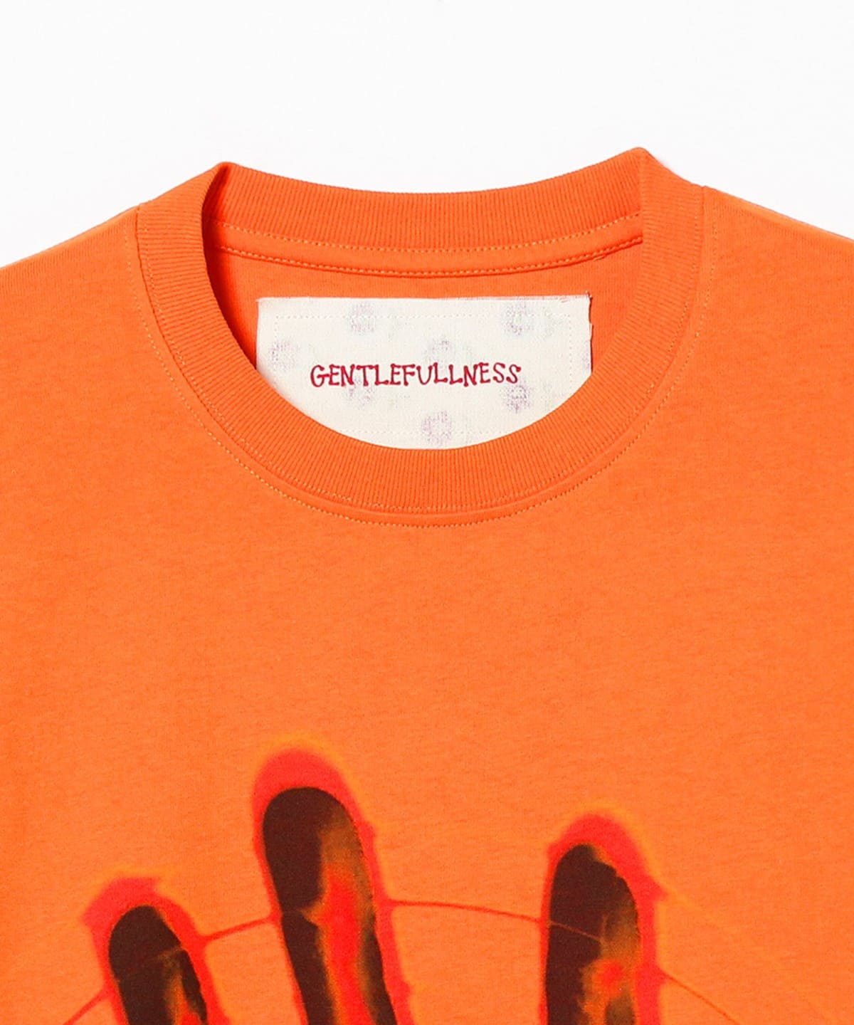 BEAMS（ビームス）GENTLE FULLNESS / Recycled Cotton LS Tee Orange