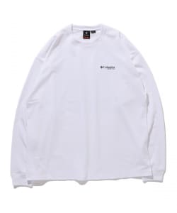 ▲〈MEN〉Columbia × BEAMS / 別注 ロングスリーブ Tシャツ Angler's Success