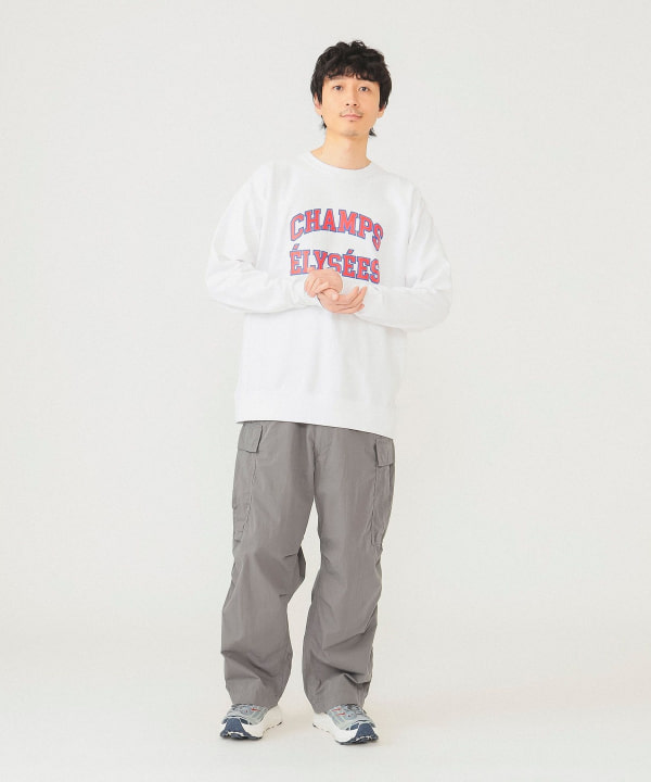 BEAMS Champion × BEAMS /別注City 長袖 T 卹BEAMS T 卹/剪裁縫製印花 