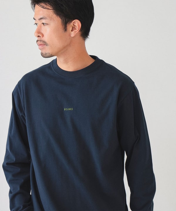 BEAMS（ビームス）【一部予約】BEAMS / ミニロゴ クルーネック Tシャツ ...