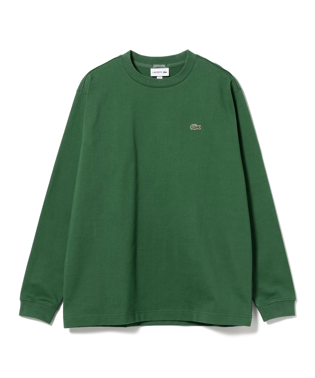 BEAMS（ビームス）LACOSTE for BEAMS / 別注 ロゴ ロングスリーブ T 