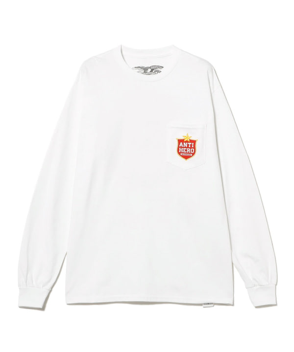 ANTI HERO / BOTTLE CAP POCKET L/S TEE