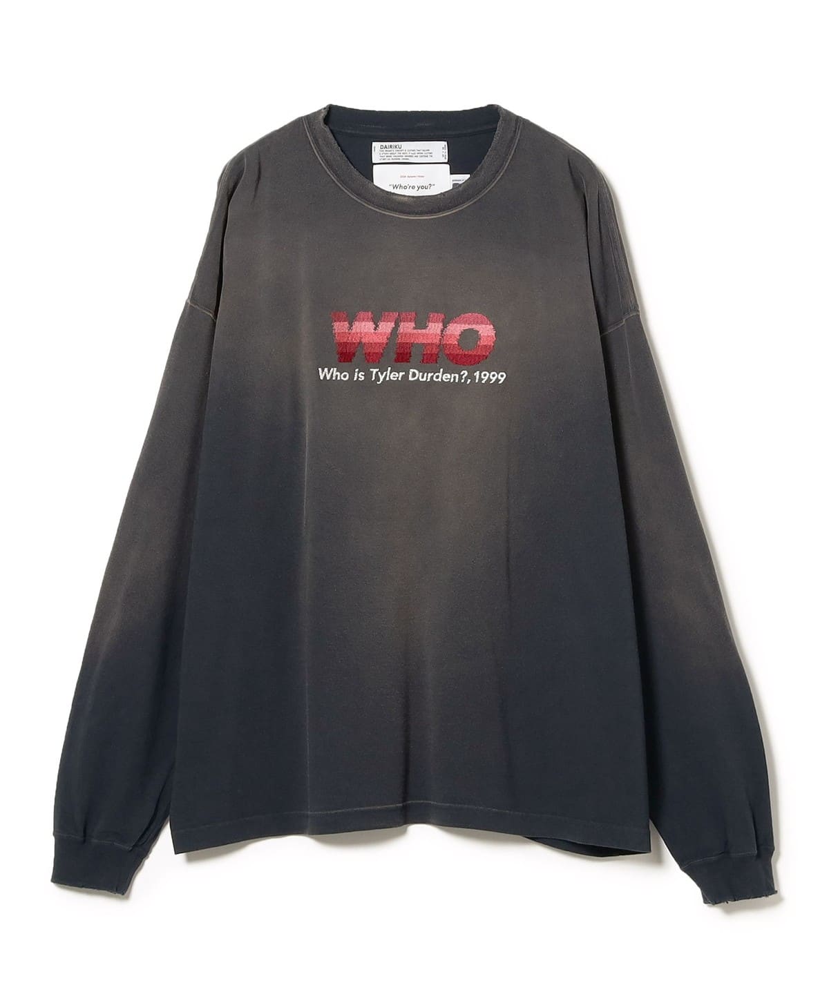 DAIRIKU ダイリク / "WHO" Vintage Theme Tee Tシャツ・カットソー MEN Vintage Navy ONE SIZE DAIRIKU ダイリク / "WHO" Vintage Theme Tee Tシャツ・カットソー MEN Vintage Navy ONE SIZE