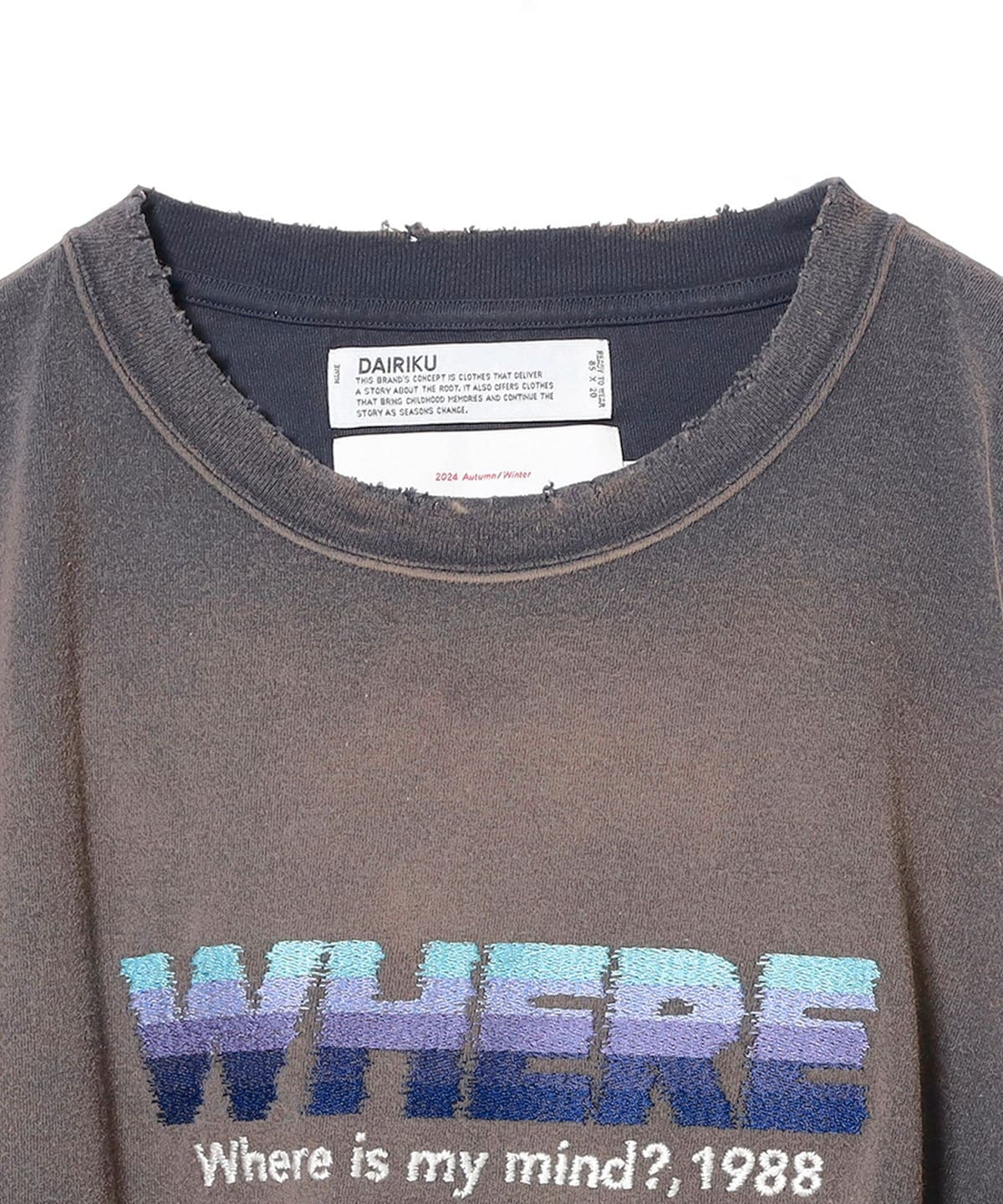 BEAMS(ビームス)DAIRIKU / ”WHERE” Vintage Theme Tee(T BEAMS(ビームス)DAIRIKU / ”WHERE” Vintage Theme Tee(T