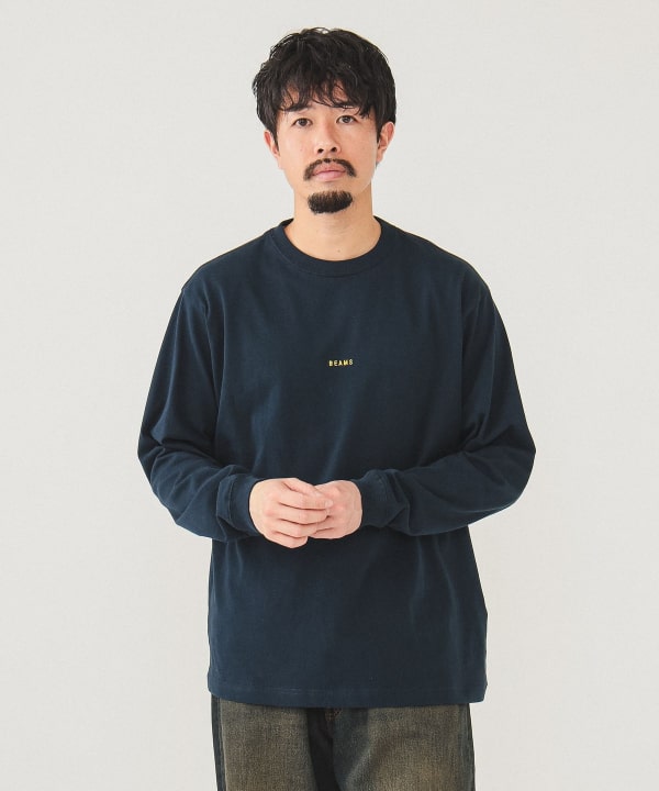 BEAMS（ビームス）ミニロゴ クルーネック Tシャツ（Tシャツ