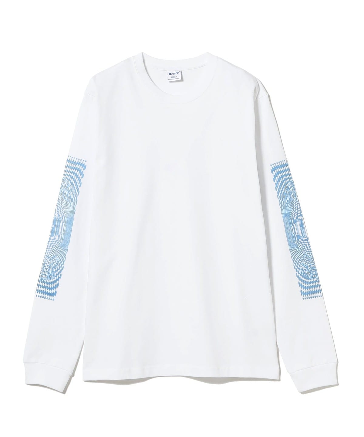 "Better(TM) Gift Shop / "Sophisticated Print" White L/S T-Shirt Tシャツ・カットソー MEN White M" "Better(TM) Gift Shop / "Sophisticated Print" White L/S T-Shirt Tシャツ・カットソー MEN White M"