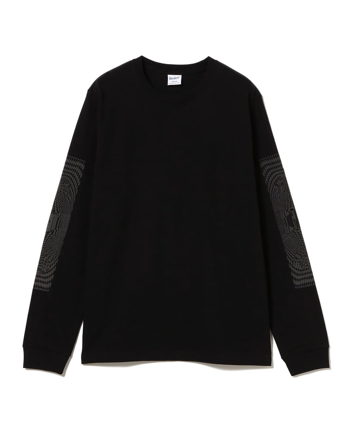 "Better(TM) Gift Shop / "Sophisticated Print" White L/S T-Shirt Tシャツ・カットソー MEN Black XL" "Better(TM) Gift Shop / "Sophisticated Print" White L/S T-Shirt Tシャツ・カットソー MEN Black XL"