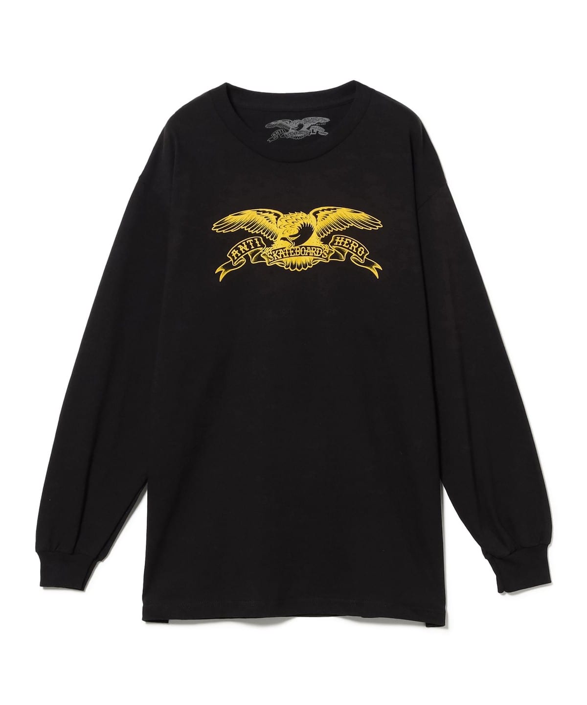 ANTI HERO アンタイヒーロー / Basic Eagle Long Sleeve Tee Tシャツ・カットソー MEN BLACK w/ ORANGE Print L ANTI HERO アンタイヒーロー / Basic Eagle Long Sleeve Tee Tシャツ・カットソー MEN BLACK w/ ORANGE Print L