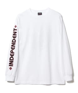 ▲INDEPENDENT / Bar Cross Long Sleeve T-shirt