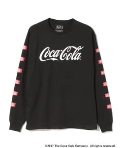 ▲Coca Cola by BEAMS / Logo Long Sleeve Tee