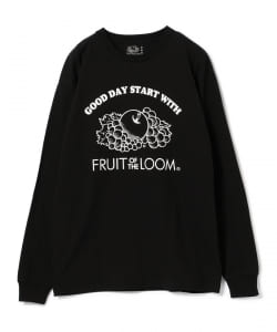 ▲FRUIT OF THE LOOM / Print Long Sleeve T-shirt