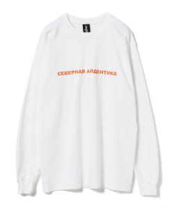 ▲ZIQ&YONI × BEAMS / 別注 プリント ロング スリーブ Tシャツ