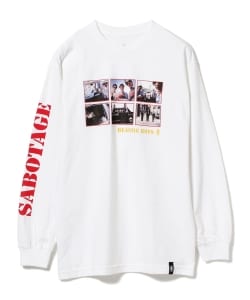 ▲GIRL × Beastie Boys / SABOTAGE ロングスリーブ Tシャツ