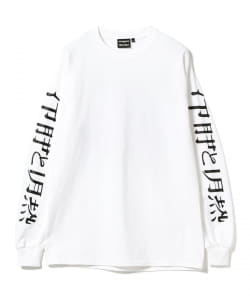 GOODHOOD × UND × BEAMS T / face Long Sleeve Tee