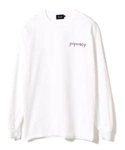 ▲paperboy × BEAMS / 別注 ロングスリーブ Tシャツ