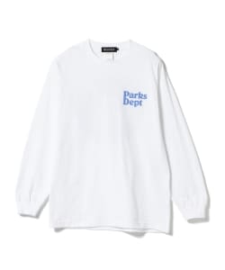Parks Department × BEAMS T / 別注 LOGO Long Sleeve Tee