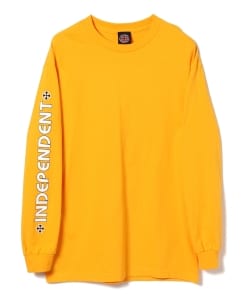 ▲INDEPENDENT / Bar Cross ロングスリーブ Tシャツ