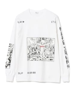 F-LAGSTUF-F × VIDEO GIRL / PLAY Long Sleeve Tee
