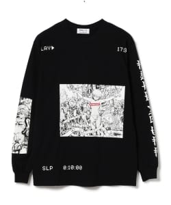 F-LAGSTUF-F × VIDEO GIRL / PLAY Long Sleeve Tee