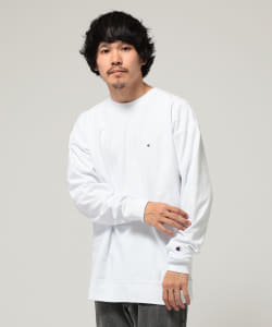 ▲Champion × BEAMS / 別注 リバースウィーブ ロングスリーブ Tシャツ