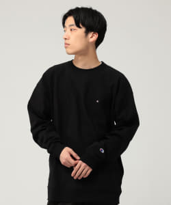 ▲Champion × BEAMS / 別注 リバースウィーブ ロングスリーブ Tシャツ
