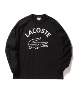 ▲LACOSTE × BEAMS / 別注 ビッグ ワニ ロングスリーブ Tシャツ