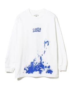 ▲QUARTER SNACKS / スプラッター ロングスリーブ Tシャツ