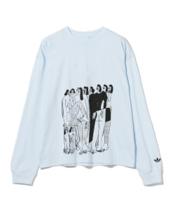 ▲adidas × UNITY / プリント ロングスリーブ Tシャツ