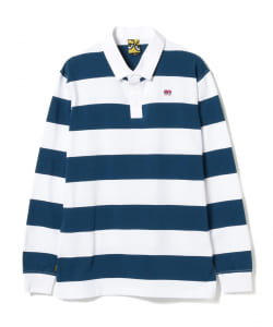 ▲KROOKED / Eyes Long Sleeve Rugby Shirt